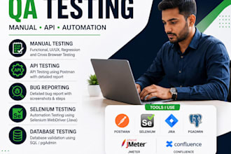 manual testing, API testing, and detailed bug reporting