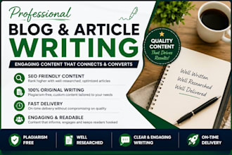 write engaging blog posts, articles, and website content