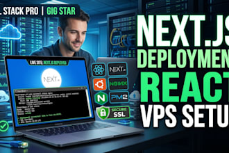 deploy nextjs react app on ubuntu vps with nginx