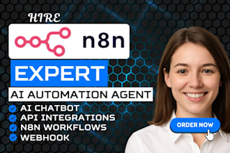 build n8n ai automation, n8n automation voice agent, n8n workflow, n8n expert