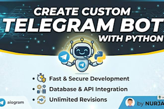 create custom telegram bot using python