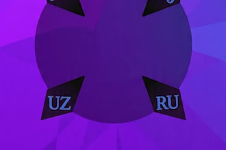 translate uzbek to english and tajik with localization