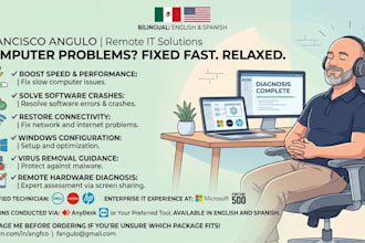 provide remote IT support and computer troubleshooting