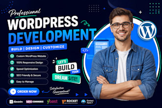 design clean and responsive wordpress website
