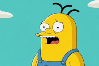 turn your photo into a yellow cartoon character
