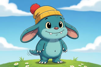 design a cartoon character