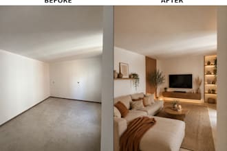 create a realistic interior design concept for your room
