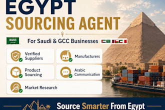 help gcc businesses source products from egypt