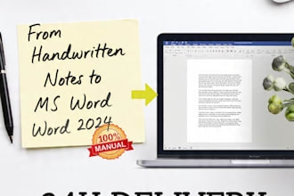 do handwriting to word, PDF, or text conversion accurately