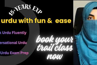 be your professional urdu online teacher and language tutor