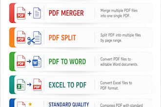 do professional PDF conversion, file conversion and data entry