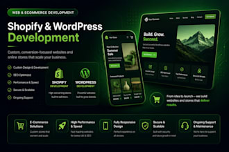 develop opencart and wordpress ecommerce websites