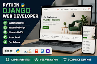 build a professional django website or web application