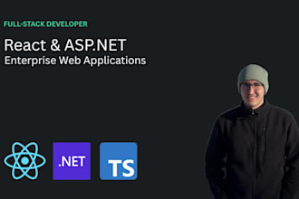 build scalable dotnet and react enterprise web applications