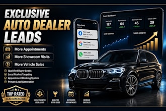 auto dealer leads, appointment setting, car sales leads, lead generation, sales