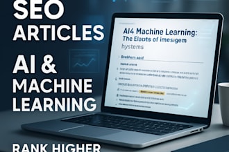 write expert SEO articles on ai and machine learning