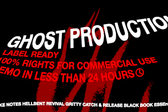 ghost produce you a tech house, latin house or deep tech track for you