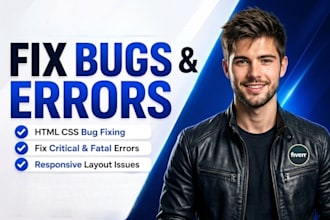 fix HTML,CSS, and javascript issues