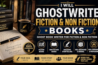 ghostwrite fiction non fiction book ghost book writer for fiction non fiction
