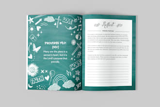 design christian prayer, devotional and bible journal