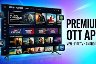 premium ott iptv app with vpn for firestick android tv and smart tv