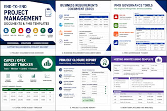 create professional project management documentation