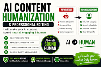humanize ai content to sound natural and human