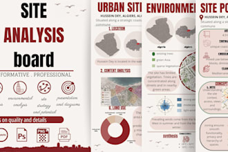 create architectural site analysis boards