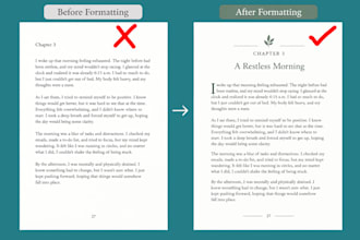 format your book interior layout and ebook for amazon KDP