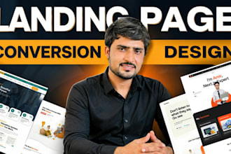design and develop high converting nextjs landing pages
