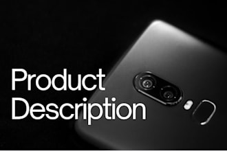 write SEO product description