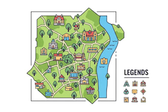 design map illustration drawing