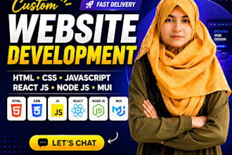 develop custom react projects and components