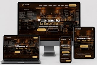 deliver a custom business website for austria and germany in 48h