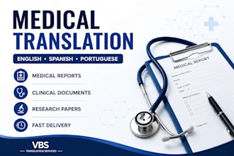 professionally translate medical documents and reports