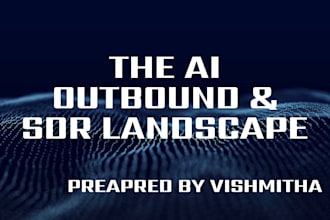 do ai sales tool competitor analysis and outbound saas market research