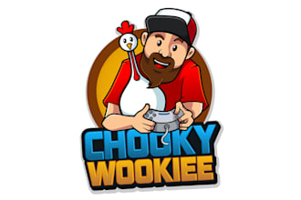 design twitch streamer gaming brand logo for you
