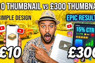 make thumbnail and banner for your youtube and broadcasts
