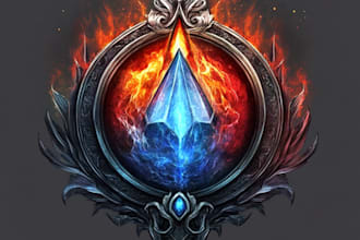 make a fantasy logo