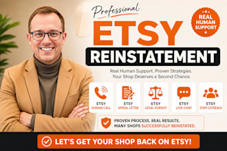 fix permanent etsy suspension etsy appeal letter etsy reinstatement reopen etsy