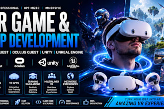 develop VR games VR apps meta quest oculus quest unity and unreal engine