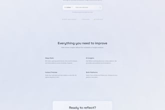 build a modern 3d website or animated landing page