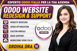 do odoo website redesign speed custom module support migrazione odoo italia