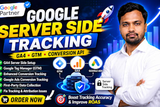setup ga4 ecommerce tracking, ga4 server side tracking and GTM