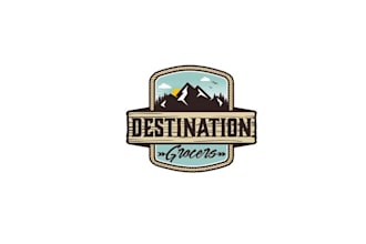 make vacation grocery delivery service logo