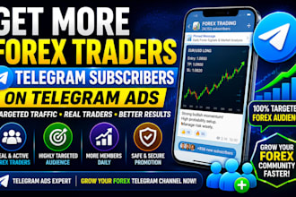 get more forex traders telegram subscribers on telegram ads for forex promotion