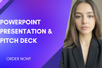create professional powerpoint slides and pitch decks