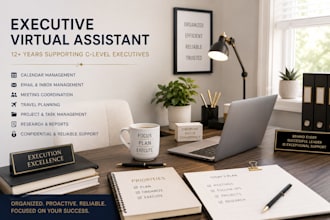 be your executive virtual assistant and support partner