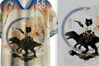 extract clothing print pattern