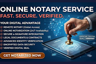 licensed notary public ron online stamping notarize legal document affidavit